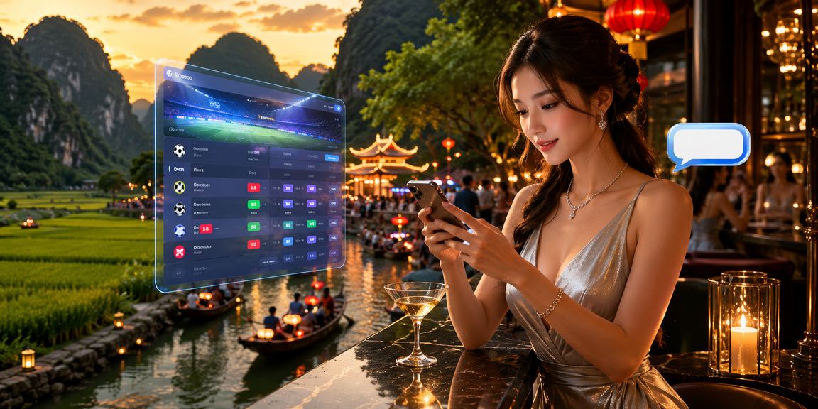 Người chơi Ninh Bình tham gia lễ hội casino mobile với điện thoại trên tay